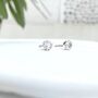 Starburst Diamond Brilliant Cut Solitaire Earrings, thumbnail 6 of 7