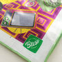Hanky Eco Friendly Soft Linen, Retro Sound, thumbnail 2 of 11