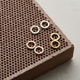 Fine Circle Stud Earrings, thumbnail 7 of 12