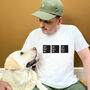 Child's D.O.B Or Special Date Father's Day Organic T Shirt, thumbnail 1 of 5