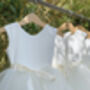 White Soft Sparkly Birthday Dress, thumbnail 4 of 7