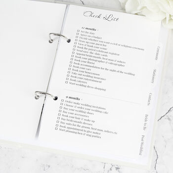 Personalised Photo Wedding Planner, 7 of 12