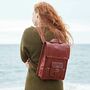 Personalised Versatile Leather Satchel Style Backpack, thumbnail 1 of 9