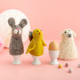 Easter Felt Sheep, Bunny Or Chick Egg Cosy, thumbnail 1 of 5