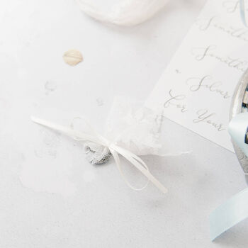 Personalised Summer Leafy Lucky Wedding Horseshoe, 10 of 12