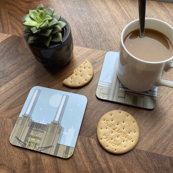 London Set Of Four Coasters, 7 of 8