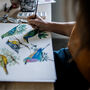 Ruby Throated Hummingbird Print, thumbnail 6 of 10