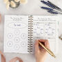 Personalised Engaged Gift | Navy Rose Wedding Planner, thumbnail 3 of 8