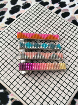 Hand Beaded Soiree Hair Clip Duo, 6 of 10
