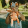 Fairtrade Crochet Baby Soft Toy Giraffe Soft Orange, thumbnail 2 of 7