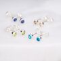 Girl's Script Initial And Birthstone Necklace, thumbnail 7 of 12