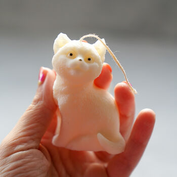 Cute Standing Cat Candle | Kitten Candle, 4 of 4