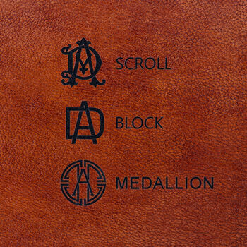 Monogram Leather Cufflink Box, Christening Gift, 8 of 12