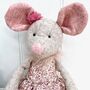 Personalised Tweed Toy Mouse, thumbnail 2 of 2