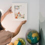 Personalised Nursery Animals Print, thumbnail 6 of 10