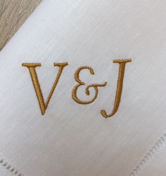 Personalised Cotton Or Linen Napkin, 3 of 9