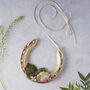Personalised Summer Leafy Lucky Wedding Horseshoe, thumbnail 1 of 12