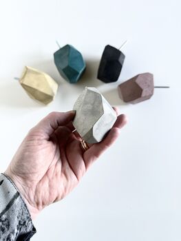 Sustainable Concrete Geo Wall Hook, 2 of 12