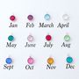Personalised 50th Birthday Necklace With Birthstone, thumbnail 3 of 7