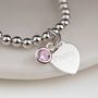 Personalised Children's Birthstone Bead Bracelet, thumbnail 1 of 6
