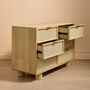 Flores Wide Chest Of Drawers, thumbnail 2 of 5