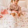 Wildflower Bamboo Organic Cotton Muslin Baby Blanket, thumbnail 4 of 6