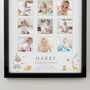 Baby Gifts My First Year Photo Memories Print, thumbnail 8 of 12