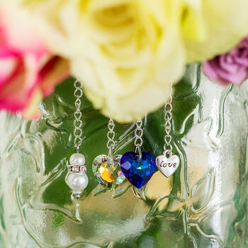 Personalised Photo Bridal Floral Memorial Bouquet Charm, 4 of 6