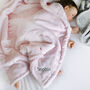Personalised Pink Sherpa Baby Blanket, thumbnail 1 of 12