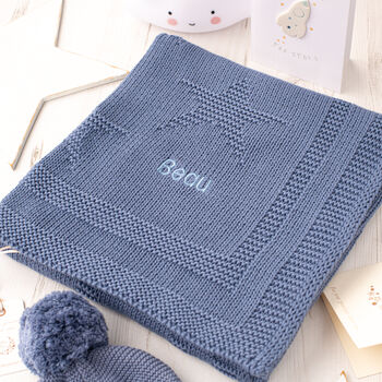 Personalised Little Star Unisex Baby Blanket, 9 of 12