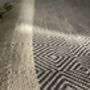 Diamond Design Grey Bedspread, thumbnail 3 of 8