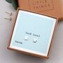 Gift Boxed 'Good Luck' Earrings, thumbnail 3 of 6