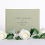 Personalised Wedding Linen Guest Book, thumbnail 10 of 12