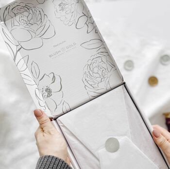 Wedding Planner Book Blush With Gold Foil, 3 of 12