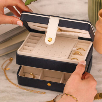 Personalised Large Hand Foiled Jewellery Initials Box, 8 of 12