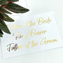 Name Vinyl Stickers For Wedding Glasses And Gift Boxes, thumbnail 10 of 11