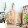 Round Olive Wood Pizza Board, thumbnail 1 of 9