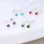 Girl's Script Initial And Birthstone Necklace, thumbnail 6 of 12