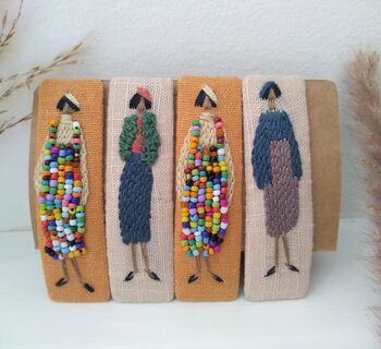 Hand Embroidered French Barrette, 7 of 9