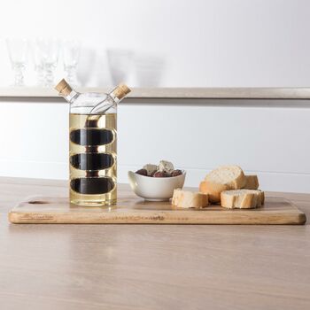Droplet Style Two In One Balsamic Vinegar And Oil Bottle, 2 of 3