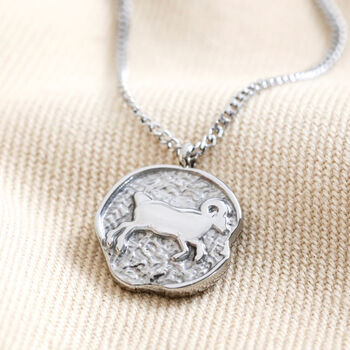 Personalised Stainless Steel Zodiac Pendant Necklace, 2 of 12
