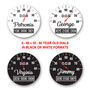 Personalised Car Lover's Dashboard Gauge Keyring, thumbnail 7 of 7