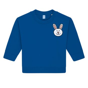 Easter Bunny Organic Cotton Sweatshirt, 4 of 7