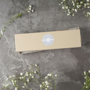 Personalised Celestial Lace Tie Wedding Garter, 3 of 4