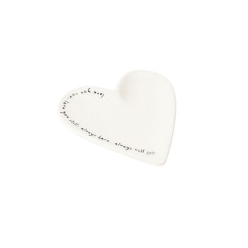 Ceramic Heart Shaped Jewellery Trinket Ring Dish, 4 of 5