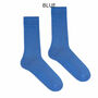 Organic Cotton Mix Luxury Single Colour Socks, thumbnail 3 of 9