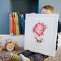 Personalised Bright Hot Air Balloon Print, thumbnail 1 of 12