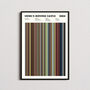 Custom Movie Barcode Poster Choose Any Movie, thumbnail 2 of 9