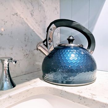 Hex Kettle White, 2 of 5