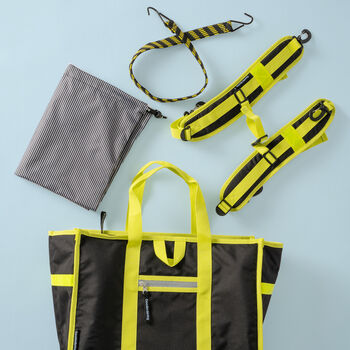 Neon Tote Backpack Bike Bag, 3 of 7